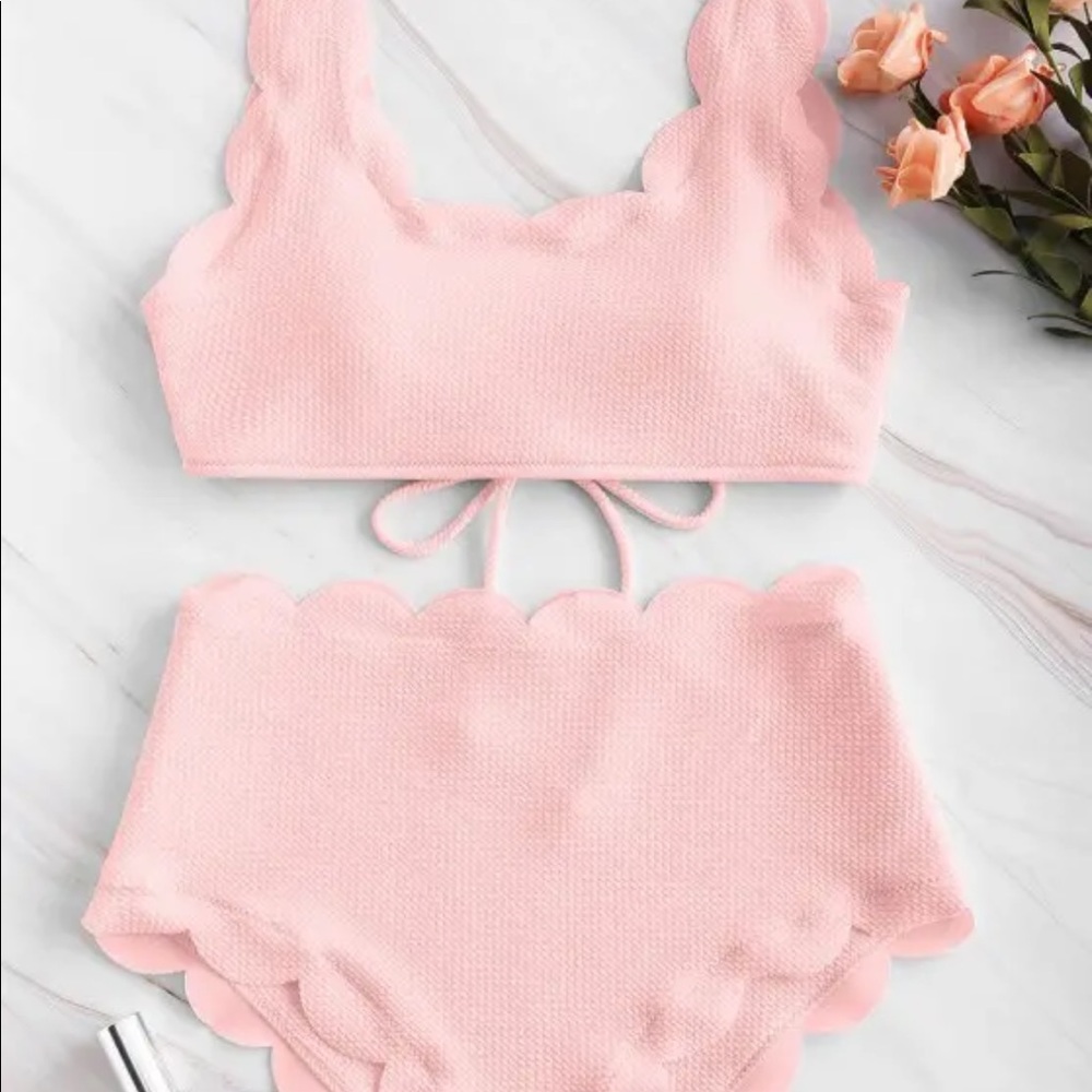 brand new pink zaful swim suit